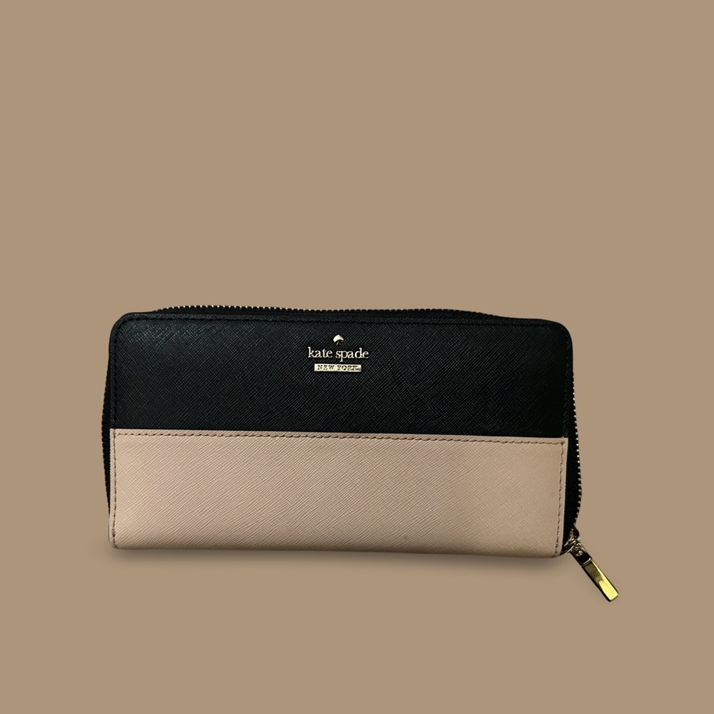 Kate Spade Black and Pink Wallet